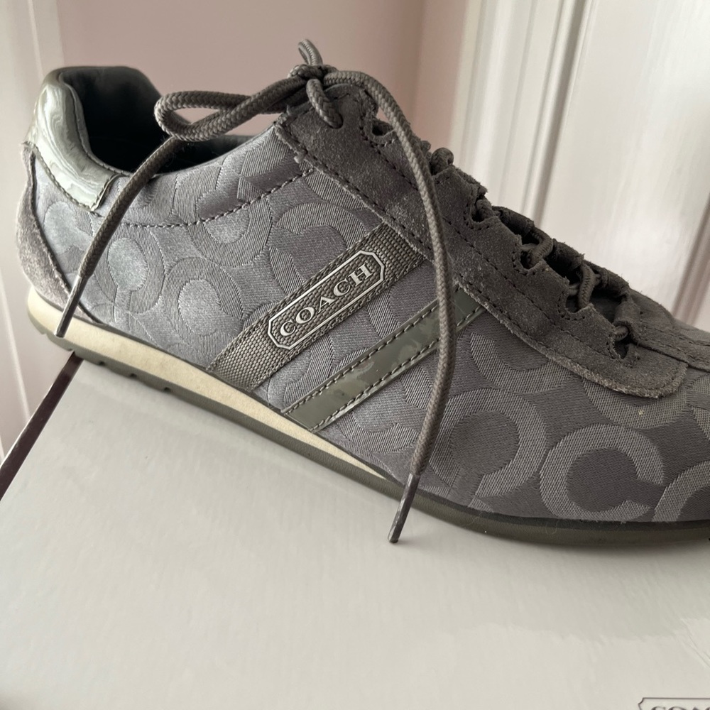 Coach sneakers 9.5 grey